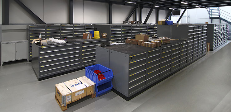 spare parts warehouse